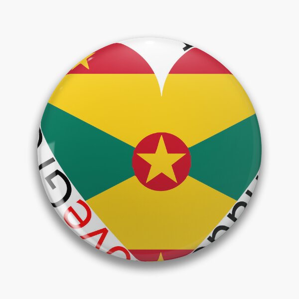 Item preview, I Love Grenada  Heart designed and sold by TheIconSmith.