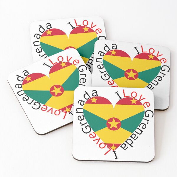 Item preview, I Love Grenada  Heart designed and sold by TheIconSmith.