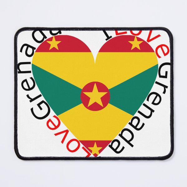 Item preview, I Love Grenada Heart designed and sold by TheIconSmith.
