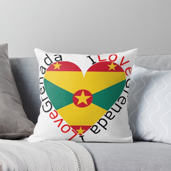 Item preview, I Love Grenada  Heart designed and sold by TheIconSmith.