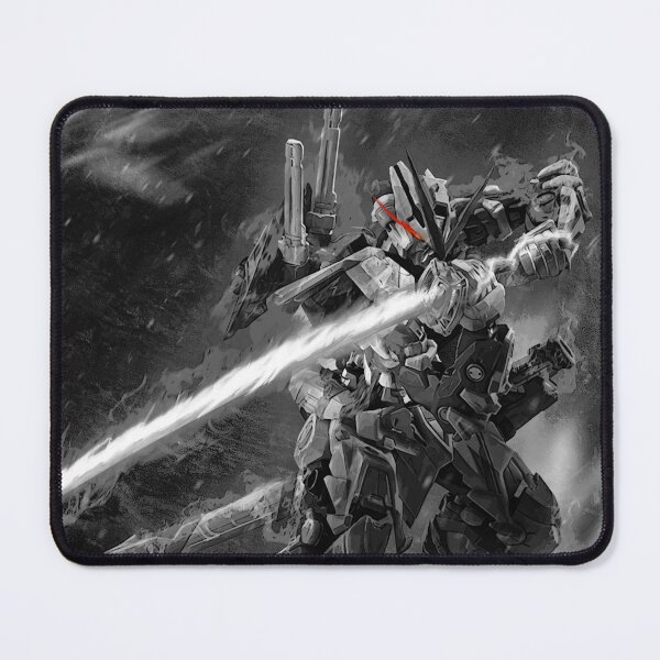 Item preview, black white full armor Astray Red Frame on fire samurai mecha designed and sold by sabartgunpla.