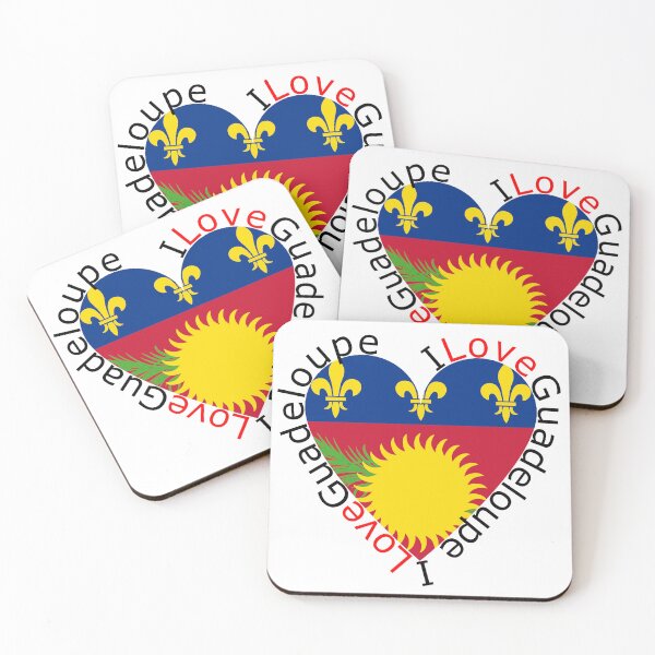 Item preview, I Love Guadeloupe  Heart designed and sold by TheIconSmith.
