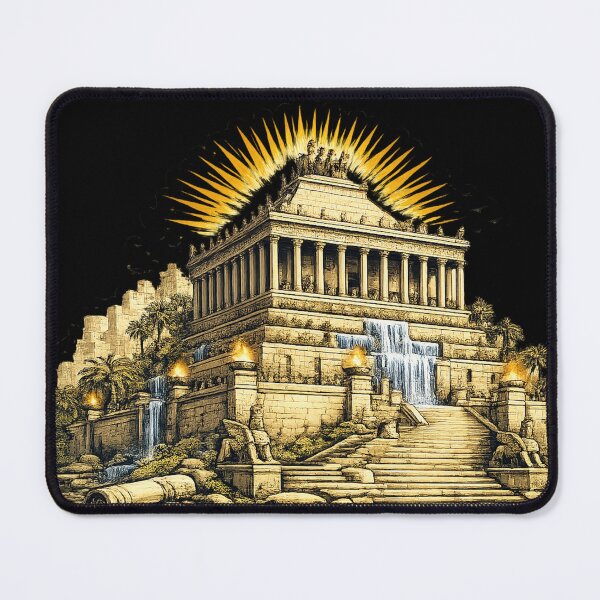 Item preview, Mausoleum at Halicarnassus – Ancient World Wonder Sticker designed and sold by DrizzyV.