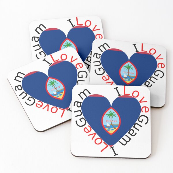 Item preview, I Love Guam  Heart designed and sold by TheIconSmith.
