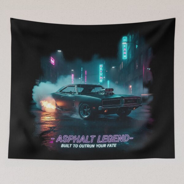 Item preview, Asphalt Legend: Midnight Muscle Car - Outrun Your Fate Edition designed and sold by BounoWorld.