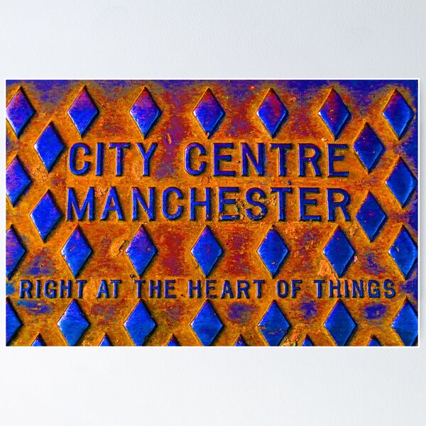 City centre Manchester Right at the heart of things vivid coloured grid