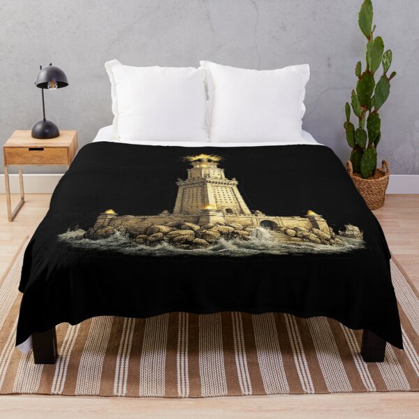Item preview, Lighthouse of Alexandria – Ancient Maritime Wonder Sticker designed and sold by DrizzyV.