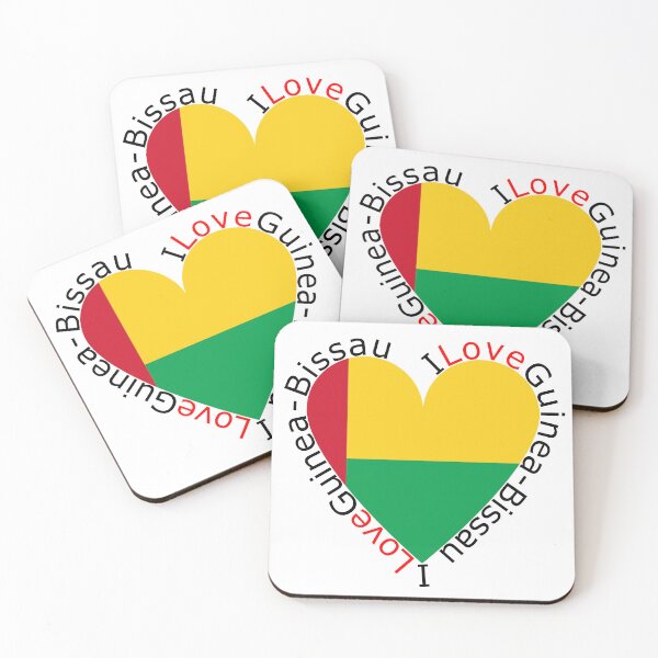 Item preview, I Love Guinea Bissau  Heart designed and sold by TheIconSmith.