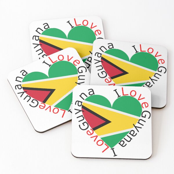 Item preview, I Love Guyana  Heart designed and sold by TheIconSmith.