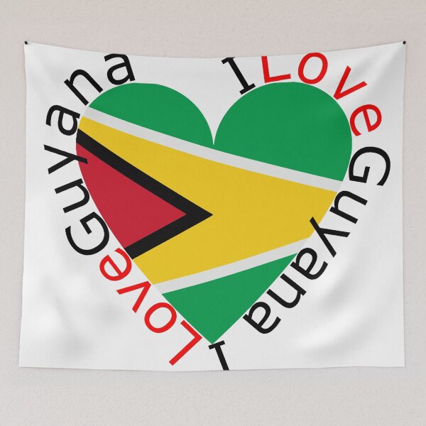 Item preview, I Love Guyana  Heart designed and sold by TheIconSmith.
