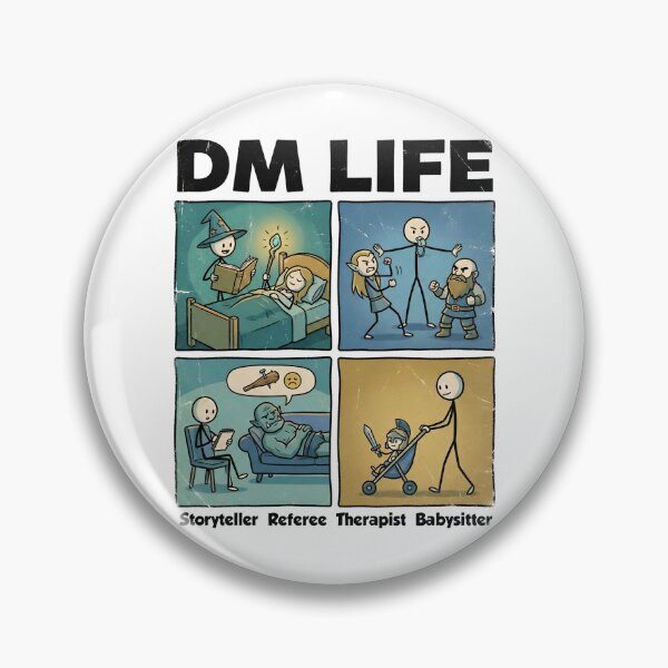 Item preview, DM Life Storyteller Referee Therapist Babysitter Comic designed and sold by Fenay Designs.