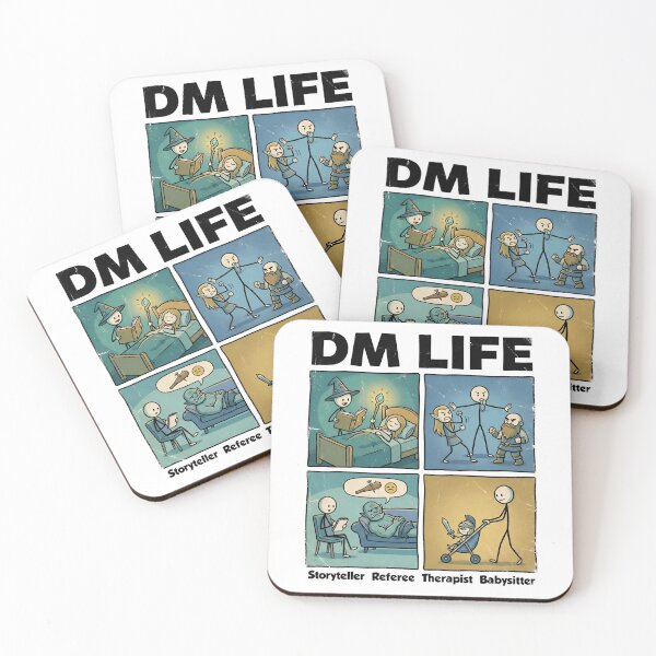 Item preview, DM Life Storyteller Referee Therapist Babysitter Comic designed and sold by Fenay Designs.
