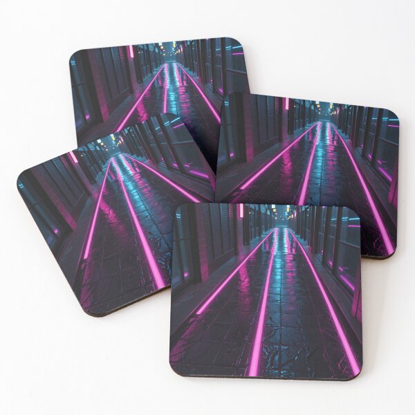Item preview, Neon Cyberpunk Alleyway designed and sold by VelraSceneory.