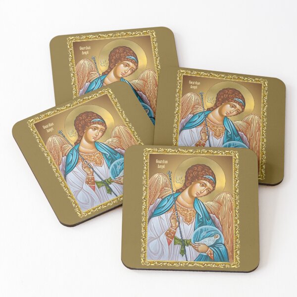 Item preview, Guardian Angel Orthodox Icon , in a frame,inscription in English designed and sold by orthodox-icon.