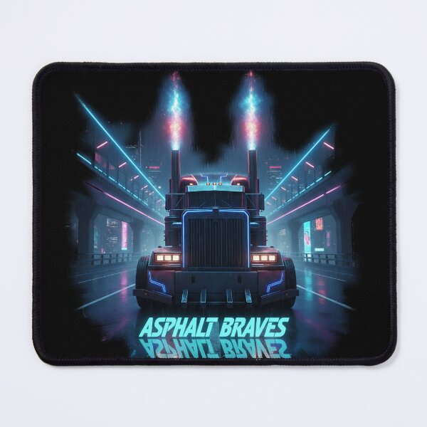 Item preview, Asphalt Braves: Cyberpunk Trucker Warrior designed and sold by BounoWorld.