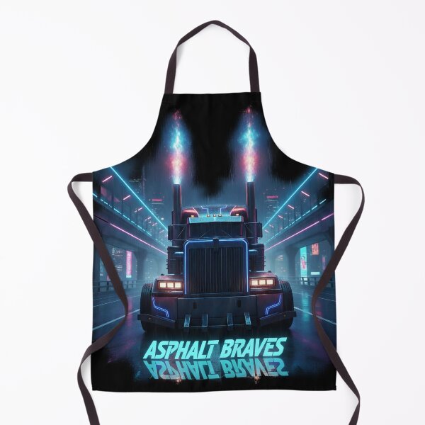 Item preview, Asphalt Braves: Cyberpunk Trucker Warrior designed and sold by BounoWorld.