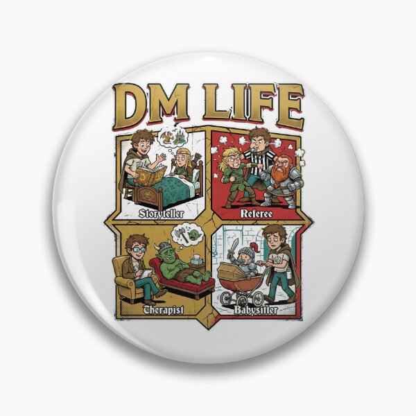 Item preview, DM Life Storyteller Referee Therapist Babysitter Art designed and sold by Fenay Designs.
