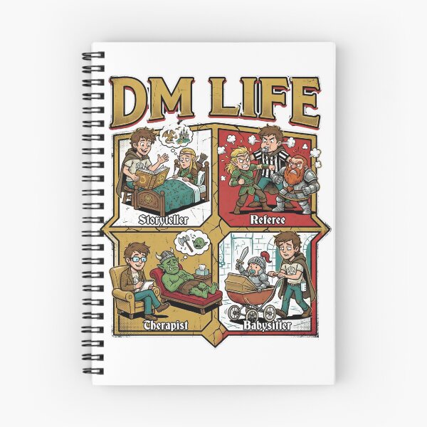 Item preview, DM Life Storyteller Referee Therapist Babysitter Art designed and sold by Fenay Designs.
