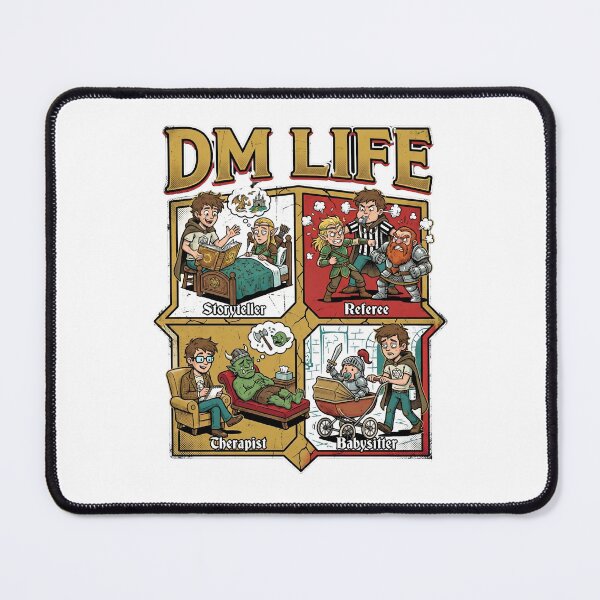 Item preview, DM Life Storyteller Referee Therapist Babysitter Art designed and sold by Fenay Designs.