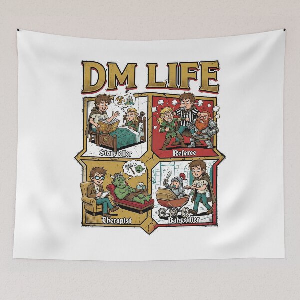 Item preview, DM Life Storyteller Referee Therapist Babysitter Art designed and sold by Fenay Designs.
