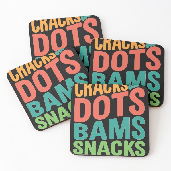 Item preview, Cracks Dots Bams Snacks  Retro Mahjong  designed and sold by Djokanel.