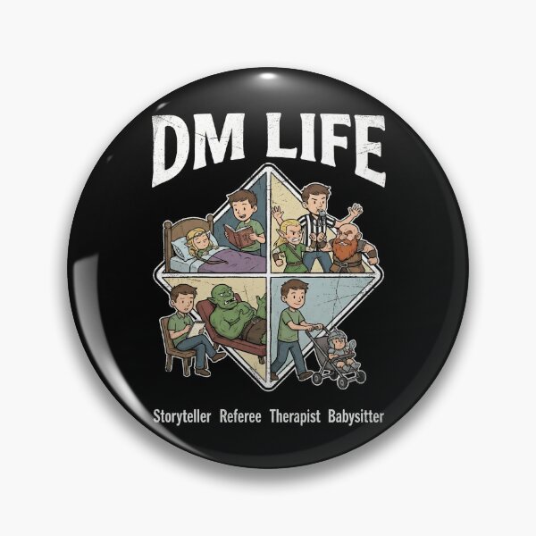 Item preview, DM Life Storyteller Referee Therapist Babysitter Design designed and sold by Fenay Designs.