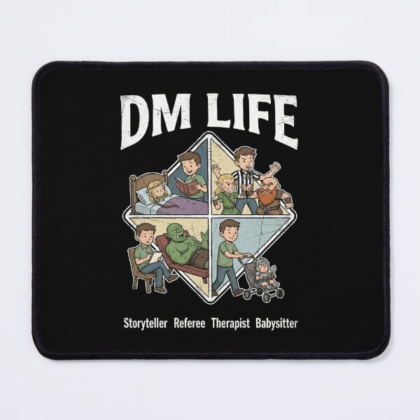 Item preview, DM Life Storyteller Referee Therapist Babysitter Design designed and sold by Fenay Designs.