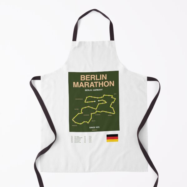 Item preview, Minimalist Berlin Marathon Line Print Green designed and sold by The Circuit Collection.