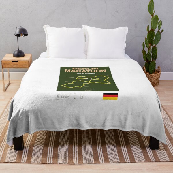 Item preview, Minimalist Berlin Marathon Line Print Green designed and sold by CircuitDesign.