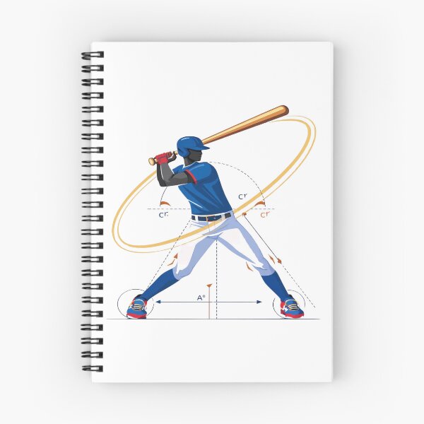 Item preview, Baseball Swing Mechanics Diagram – Power Hitting Technique Illustration designed and sold by RMTrendy.