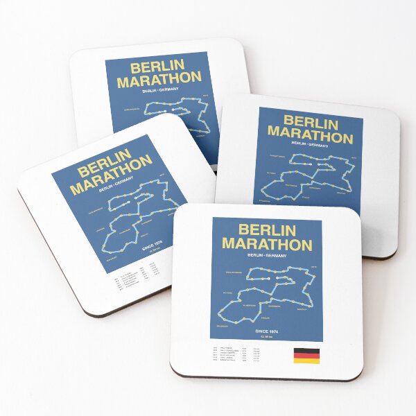 Item preview, Minimalist Berlin Marathon Line Print designed and sold by CircuitDesign.