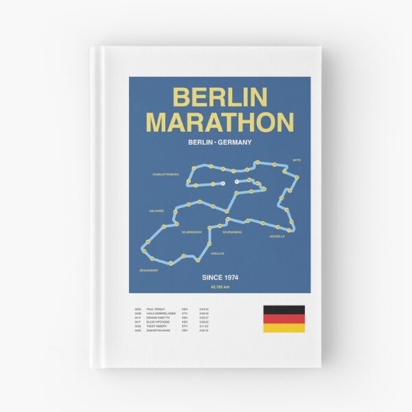 Item preview, Minimalist Berlin Marathon Line Print designed and sold by The Circuit Collection.