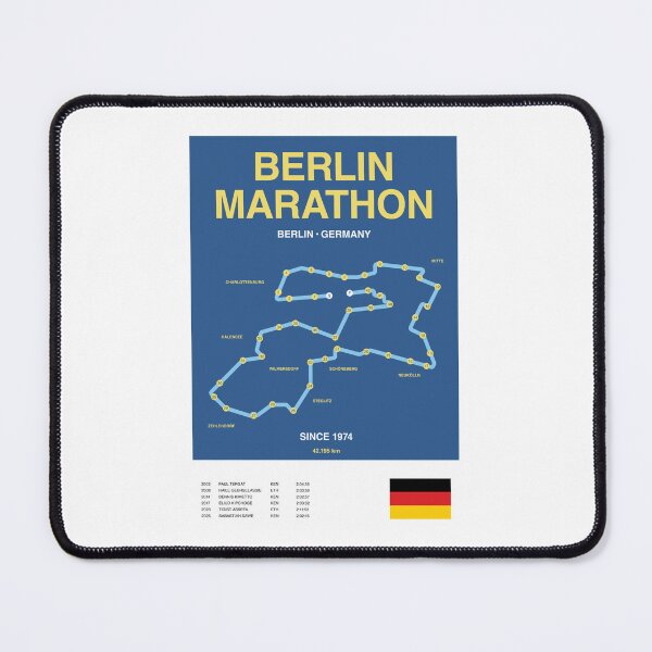 Item preview, Minimalist Berlin Marathon Line Print designed and sold by The Circuit Collection.