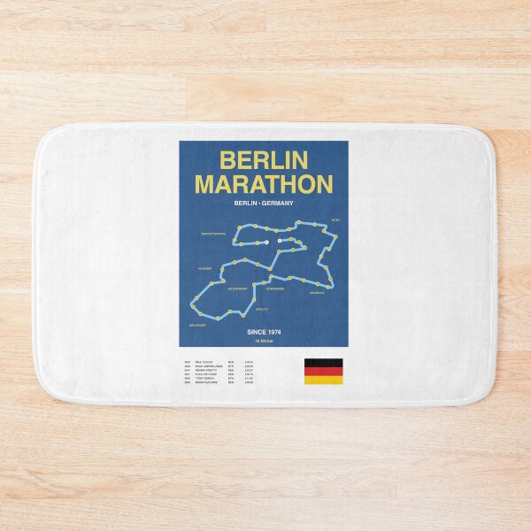 Item preview, Minimalist Berlin Marathon Line Print designed and sold by The Circuit Collection.