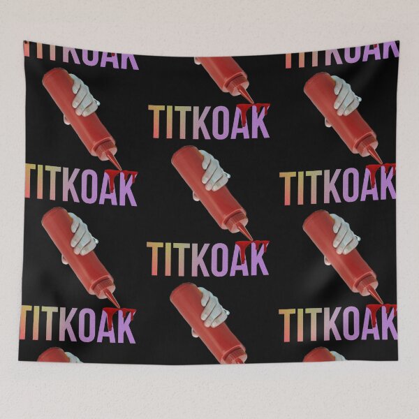 Item preview, TITSOAK Vampire Ketchup Meme Funny Parody Design designed and sold by ArcanePrintsxo.