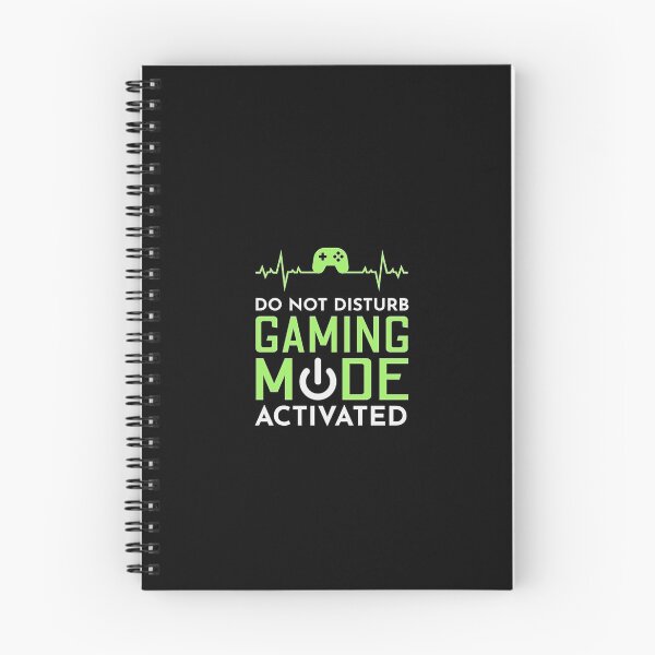 Item preview, Do Not Disturb Gaming Mode Activated Neon Gamer Quote Design designed and sold by Lineesh Kumar.