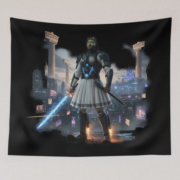 Item preview, Cybernetic Evzone: The Eternal Guardian of Athens designed and sold by BounoWorld.