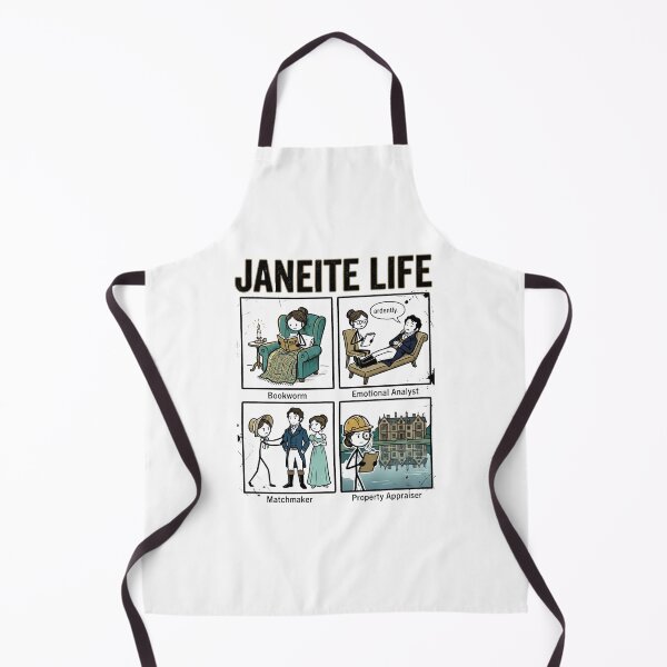 Item preview, Janeite Life Stick Figure Comic Funny Bookish Art designed and sold by Fenay Designs.