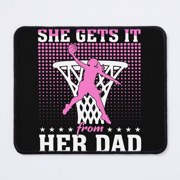 Item preview, Fathers Day Basketball Girl designed and sold by KroghDs.
