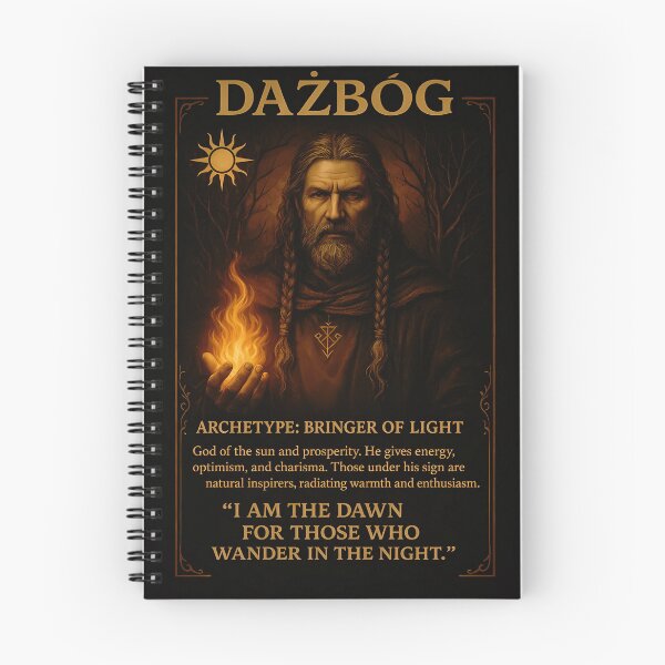 Item preview, Dażbóg the Lightbringer, Slavic Zodiac (January 23 - February 13) designed and sold by Myth-LegendArt.