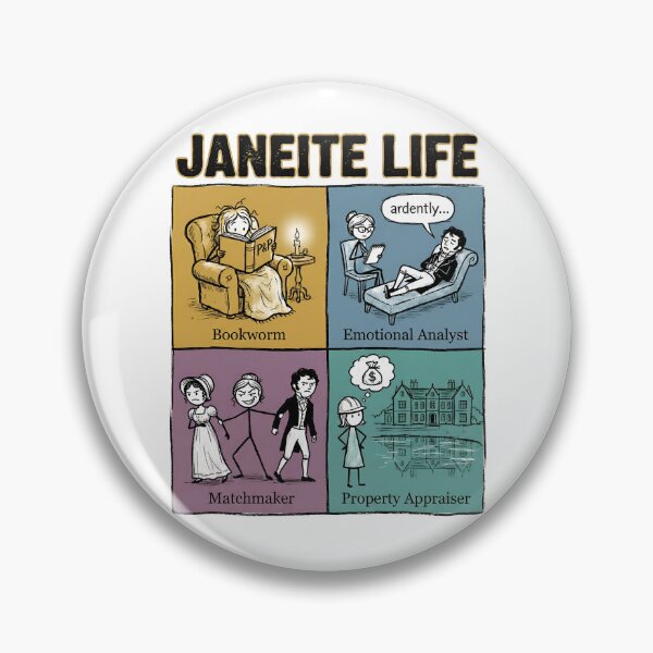 Artikelvorschau, Lustige Romance-Reader-Grafik im Janeite Life Sketch-Stil entworfen und verkauft von Fenay Designs.
