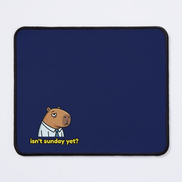 Item preview, Isn't Sunday Yet? Corporate Capybara designed and sold by WildCute.