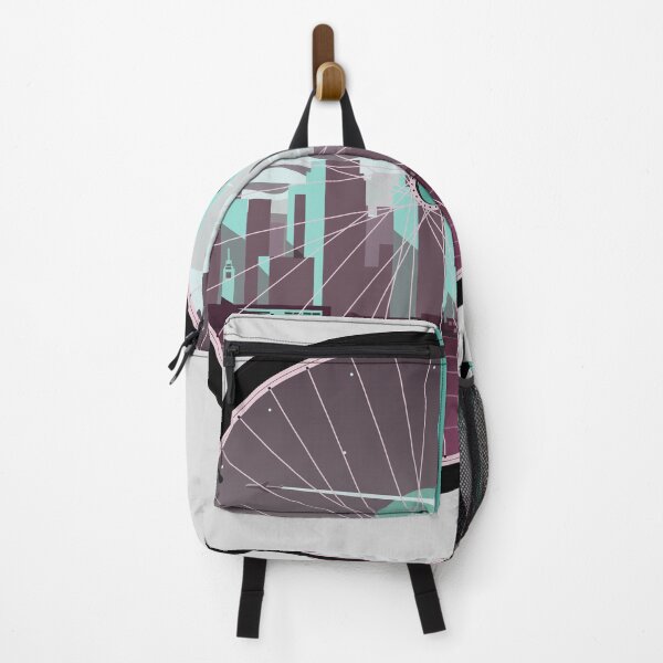 Item preview, San Francisco Cycling Art: Green Road Bike City View designed and sold by SKETCHYANDGRAPHIC.