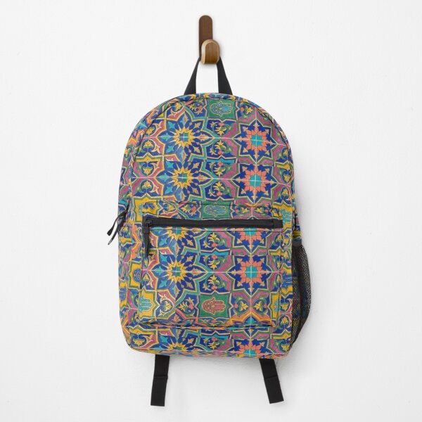 Item preview, Moroccan Hamsa Hand Floral Geometric Pattern Art designed and sold by designwiss.
