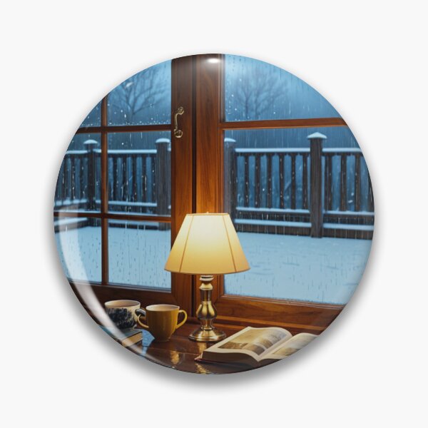 Item preview, Cozy Rainy Window Study Nook designed and sold by VelraSceneory.