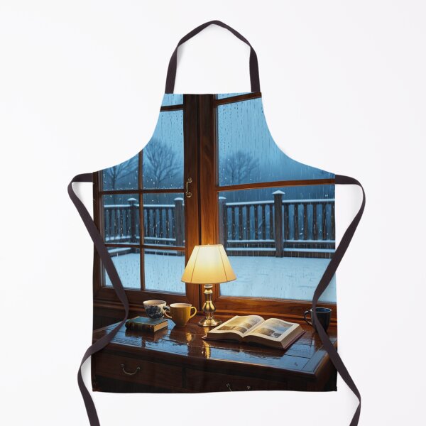 Item preview, Cozy Rainy Window Study Nook designed and sold by VelraSceneory.