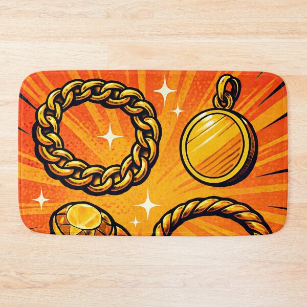 Item preview, Gold jewelry | Comics stylCartoone -  designed and sold by ComicsFactory.