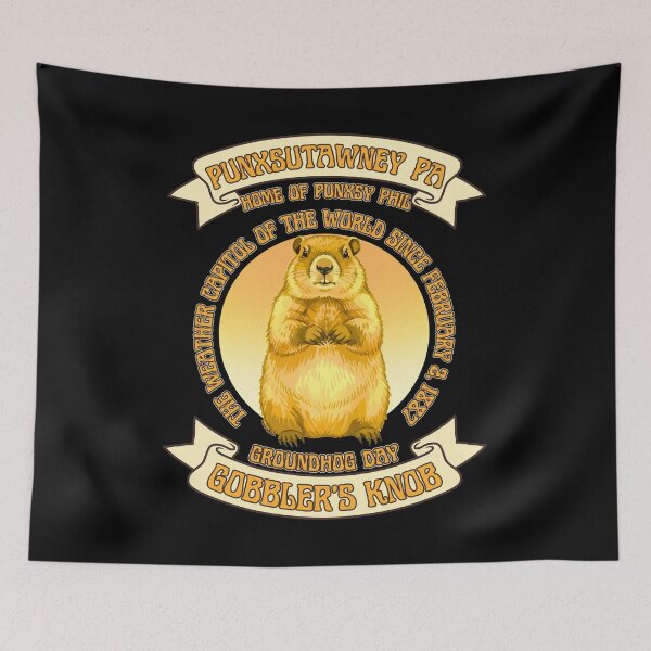 Item preview, Groundhog Day Punxsy Phil Punxsutawney PA Gobbler's Knob Weather Capitol of the World designed and sold by theflandonian.