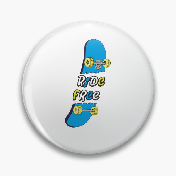 Item preview, Ride Free Skateboard Typography designed and sold by iamshibsankar.