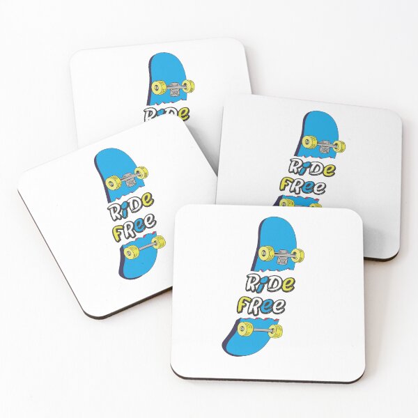 Item preview, Ride Free Skateboard Typography designed and sold by iamshibsankar.